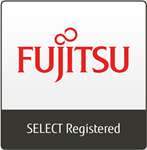 Logo von Fujitsu, einem Partner von Computertechnik Lang