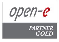 Logo von open-e, einem Partner von Computertechnik Lang